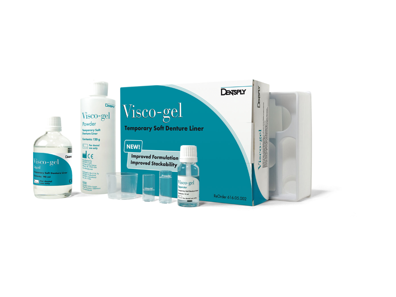 Dentsply Sirona Viscogel Gel Kit Powder / Liquid Kit - DMI Dental Consumables Ireland - Next Day Delivery