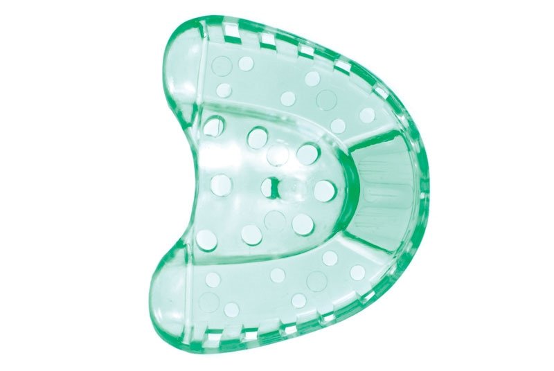 Dentsply Sirona Polytrays Size 0 Small Green Upper 25pk - DMI Dental Supplies Ireland - Next Day Delivery