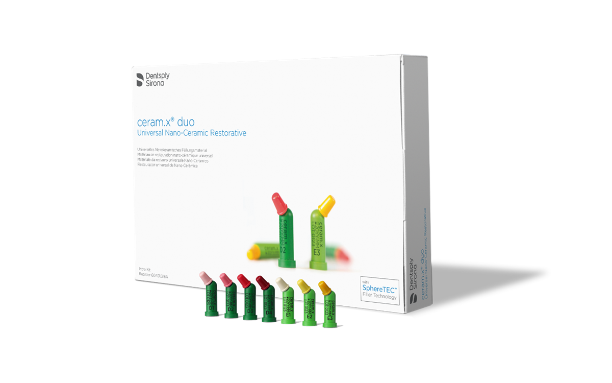 Dentsply Sirona Ceram X Duo Caps - 16pk D1 - DMI Ireland's Leading Dental Supplier - Next Day Delivery