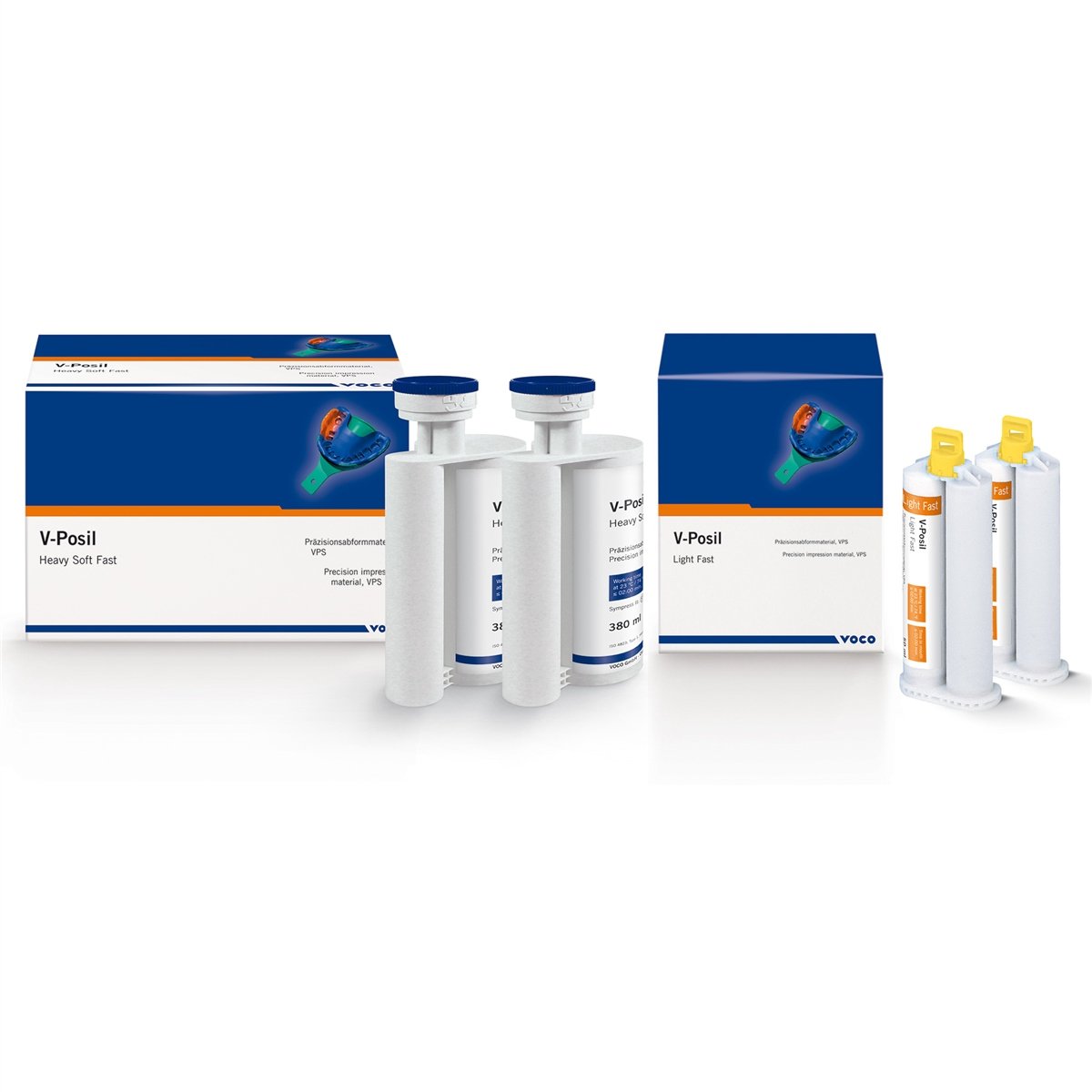 Voco V-Posil Starter Kit Heavy Soft Fast 2 X 380ml/Light Fast 2 X 50ml