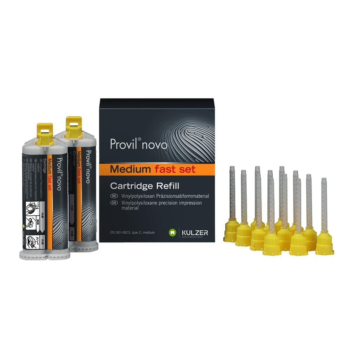 Kulzer Provil Novo CD2 - 2 x 50ml Medium Body / Fast Set - DMI Dental Consumables Ireland - Next Day Delivery