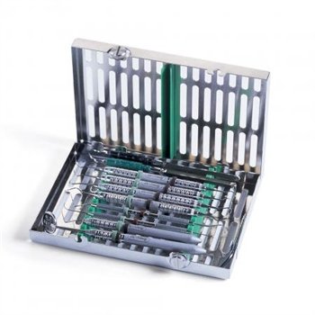 Hu-Friedy IMS 12-Instrument Cassette Green - DMI Dental Supplies Ireland - Next Day Delivery