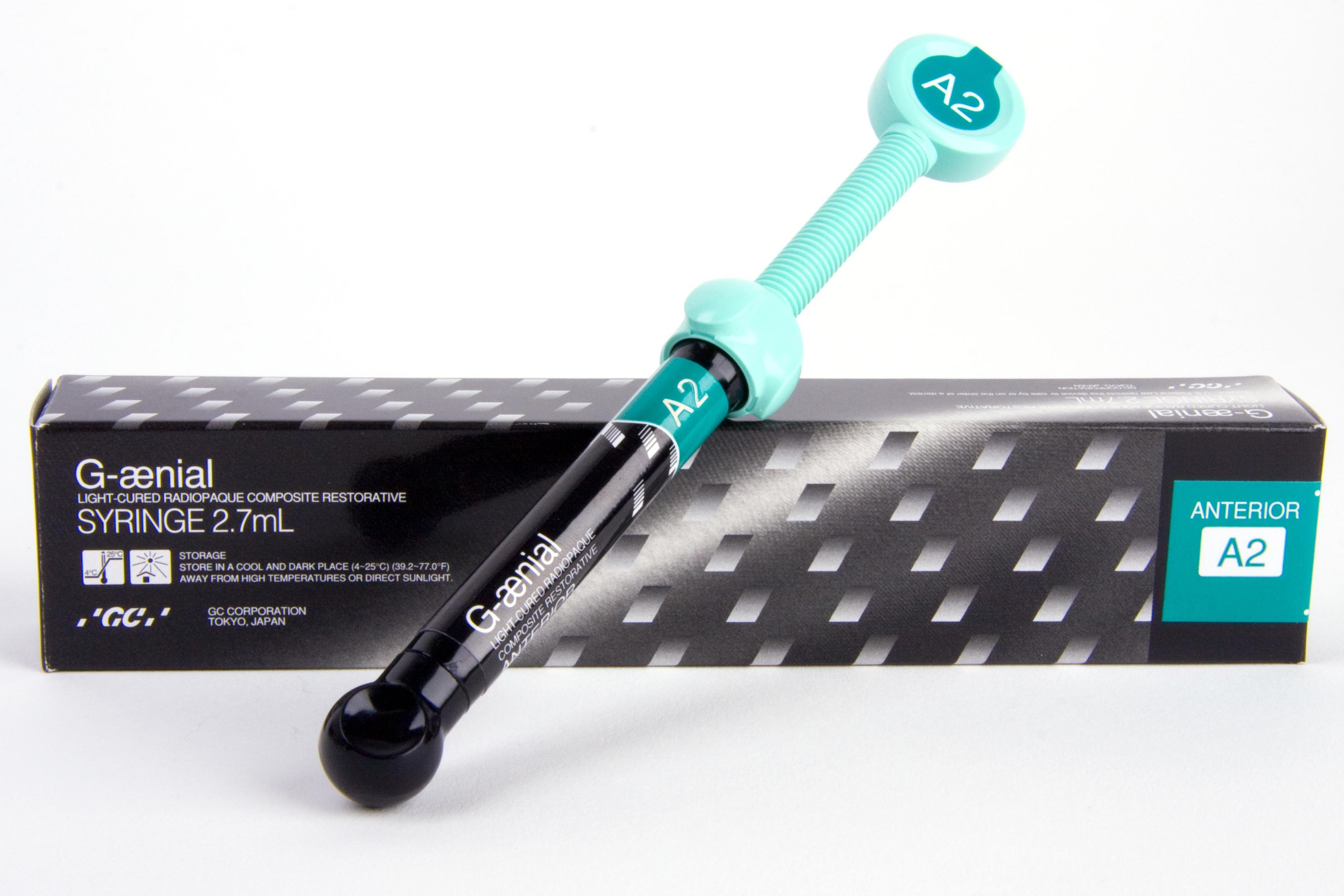 GC G-aenial Anterior Syringe - 2.7g AO2 - DMI Ireland's Leading Dental Supplier - Next Day Delivery