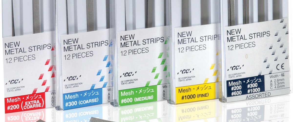 GC Metal Strips 12pk Assorted ÃƒÆ’Ã¢ ‚¬Å¡Ãƒ šÃ‚ µ - DMI Dental Supplies Ireland - Next Day Delivery