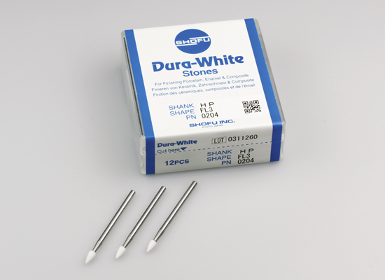 Shofu Dura White Stone Pack 12 Round