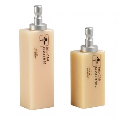 Ivoclar Vivadent Telio CAD Cerec - 3pk B55/A3 - DMI Dental Supplies Ireland - Next Day Delivery