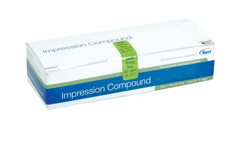 Kerr Impression Compound Sticks - 15 x 113g Red Sticks - DMI Dental Consumables Ireland - Next Day Delivery