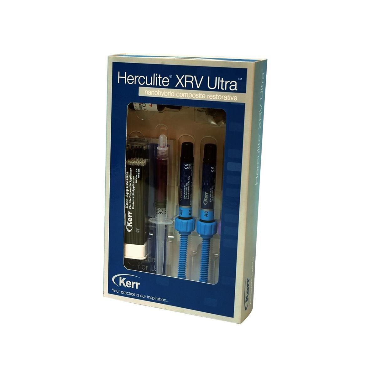 Kerr Herculite XRV Ultra Mini Kit Syringe with OptiBond Solo Plus - DMI Dental Supplies Ireland - Next Day Delivery